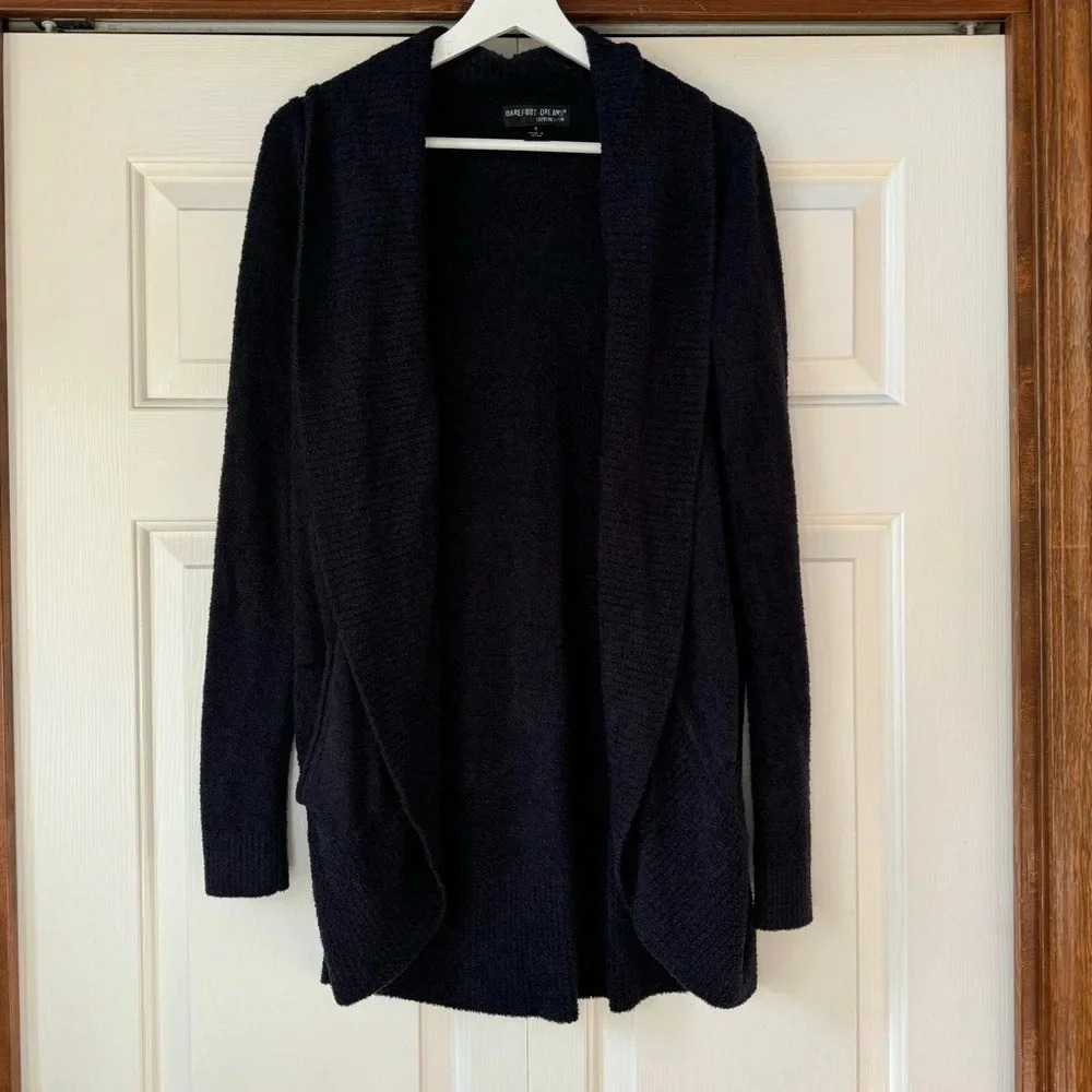 Barefoot Dreams CozyChic Lite® Circle Cardi Long Sleeve Cardigan Women’s size S - Picture 3 of 11